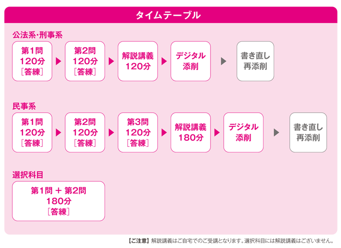 論文パーフェクト答練 通学 司法試験 Lec オンラインショップ